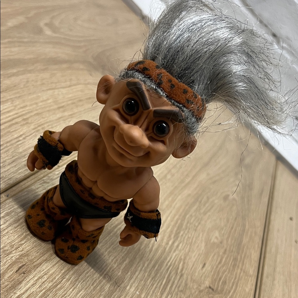 Stone Age Troll Action Figure with Silver Hair